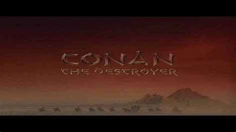 Opening Scene of Conan the Destroyer - YouTube