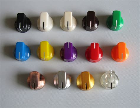 10x Guitar AMP Effect Pedal Knobs Davies 1510 Style Pointer Knob Set ...