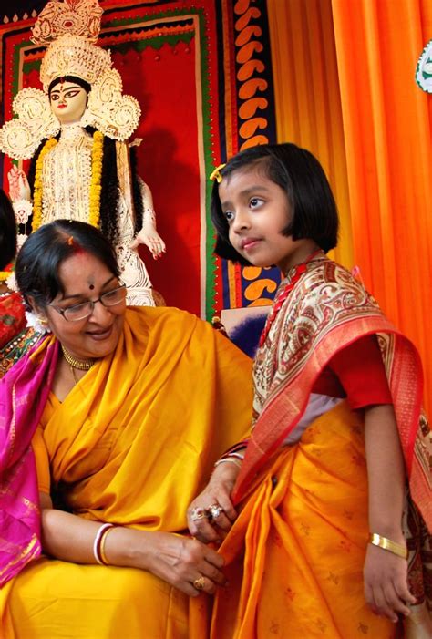 Eminent dancer Mamata Shankar during Saraswati Puja festival