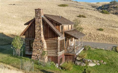 Romantic turn of the Century Hand Hewn Livingston MT Cabin