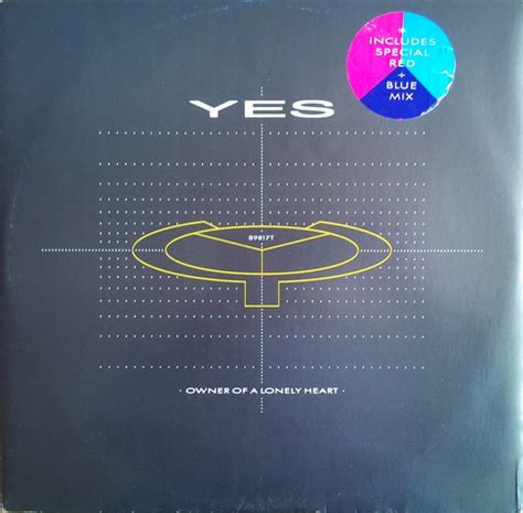 Yes - Owner Of A Lonely Heart (1983, Vinyl) | Discogs