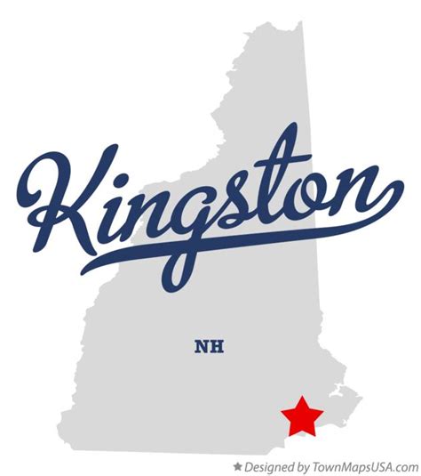 Map of Kingston, NH, New Hampshire