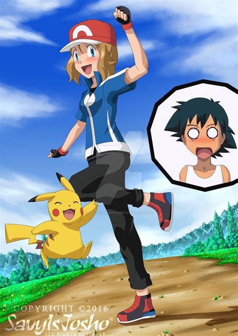 Ash vs Gary for Serena - Chapter 5 | Pokemon ash and serena, Pokemon ...