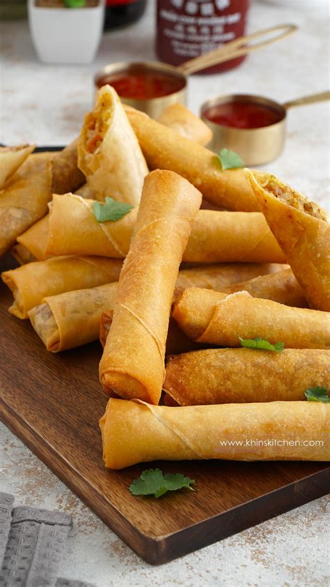 Thai Spring Rolls | Khinskitchen Easy Homemade Spring Rolls Recipe