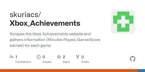 GitHub - skuriacs/Xbox_Achievements: Scrapes the Xbox Achievements ...