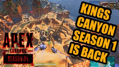 APEX LEGENDS: KINGS CANYON SEASON 1 IS BACK!! (APEX LEGENDS GAMEPLAY) - YouTube