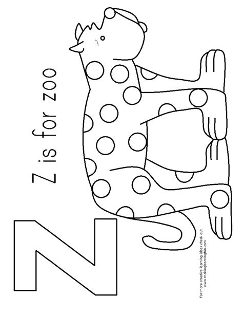 put me in the zoo craft template - Clip Art Library