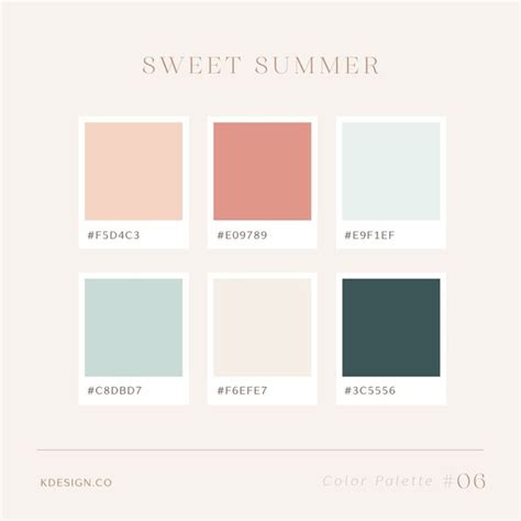 Gorgeous and Girly Color Palettes to Inspire Your Brand & Website | Hex color palette, Website ...