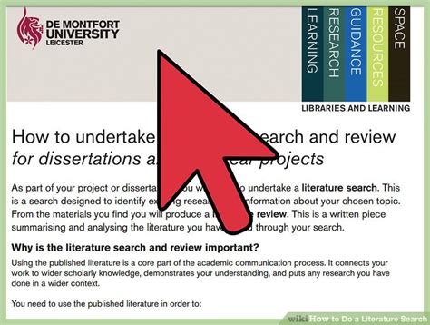 How to Do a Literature Search (with Pictures) - wikiHow