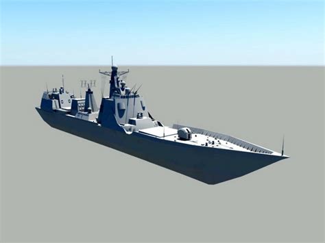 Modern Warship 3d model Maya files free download - CadNav