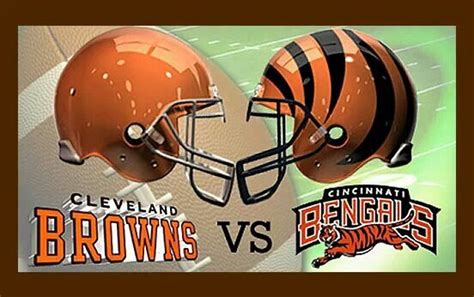 Browns vs Bengals | Cleveland browns, Bengals, Cincinnati bengals