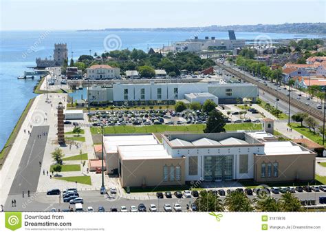 Belem Tower And Museu De Arte Popular, Lisbon, Portugal Royalty Free ...