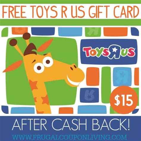 FREE Toys R Us Gift Card after Cash Back