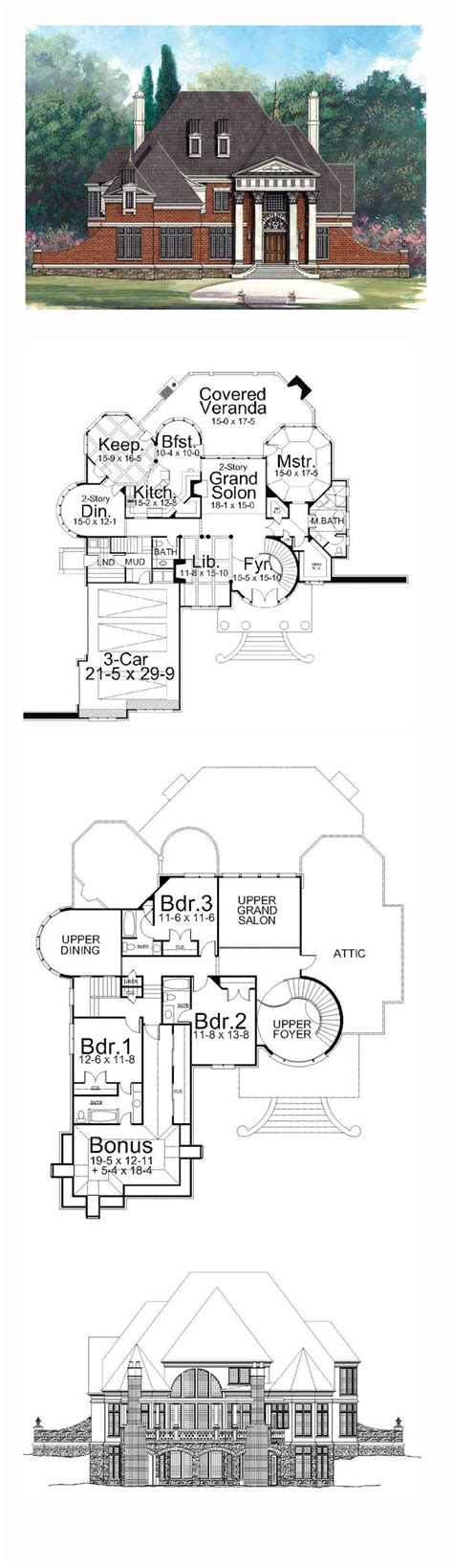 49 best images about Greek Revival House Plans on Pinterest