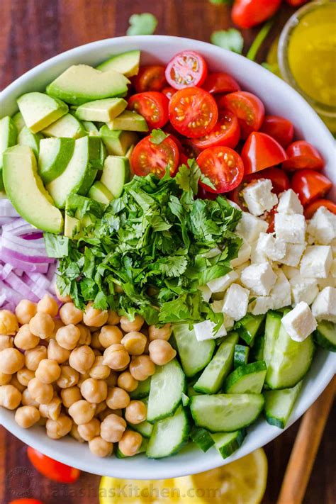 Chickpea Salad Recipe - NatashasKitchen.com