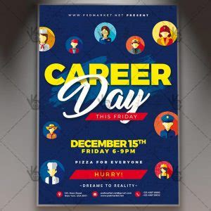 career day flyer template Archives - PSDmarket