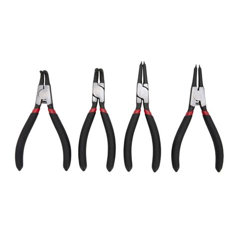 Steelman Straight And Offset 5-Inch Snap-Ring Pliers, Set Of 4 ...