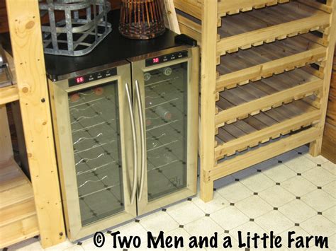 Two Men and a Little Farm: DUAL ZONE WINE FRIDGE