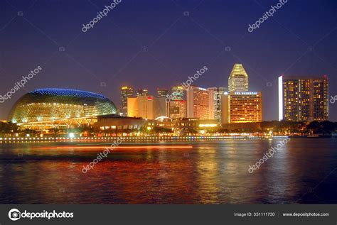 Esplanade Singapore River Modern Concert Hall Whose Architecture ...