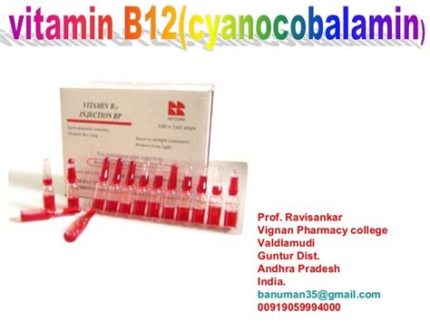 VITAMIN B12[CYNACOBALAMIN][COBALAMIN],SOURCES OFVITAMIN B12,VITAMIN B…