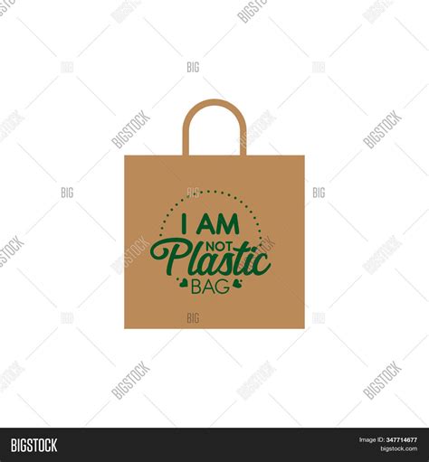 No Plastic Campaign. Vector & Photo (Free Trial) | Bigstock