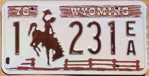 Wyoming | Product categories | Automobile License Plate Store ...