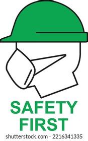 Safety First Icon Vector Illustration Stock Vector (Royalty Free ...