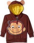 Curious George Face Hoodie For Kids - THLOG