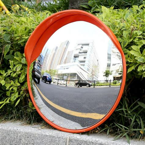 60cm Wide Angle Driveway Road Safety Convex Traffic Mirror Includes Mounting Bracket & Screw ...