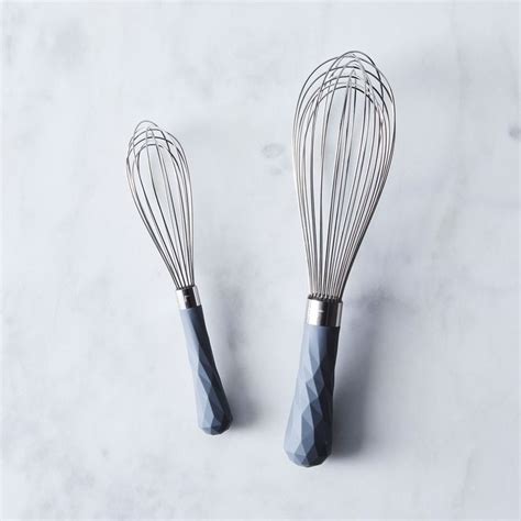 GIR Stainless Steel Whisk Set, Set of 2 Silicone Grip Whisks, 5 Colors ...