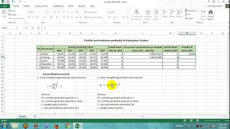 Rumus Laju Pertumbuhan Penduduk - Berbagi Informasi