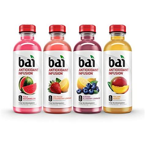 Bai Flavored Water, Oasis Variety Pack, Antioxidant Infused,