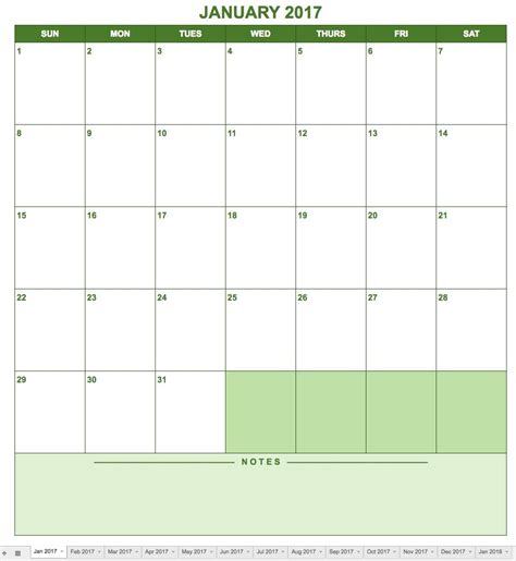 Google Sheets Calendar Template Blank | Example Calendar Printable