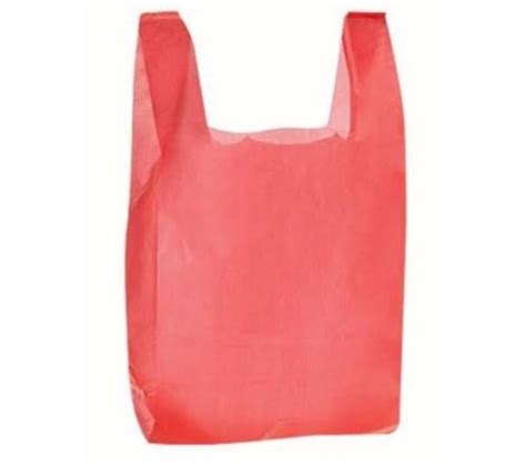 Pp Light Weight Biodegradable Easy To Use Eco Friendly Transparent Red Plastic Carry Bags at ...