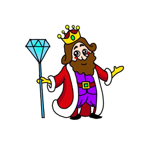 How to Draw a King - Step by Step Easy Drawing Guides - Drawing Howtos