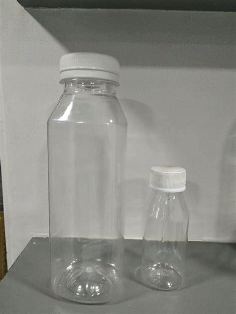 Transparent Sharbat Bottles, Transparent Plastic Bottles, PET Plastic ...