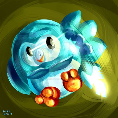 shiny rowlet by Cybercluster on DeviantArt