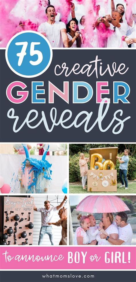 75 Unique Gender Reveal Ideas Worthy of Your Big Announcement | Gender reveal shower, Pregnancy ...