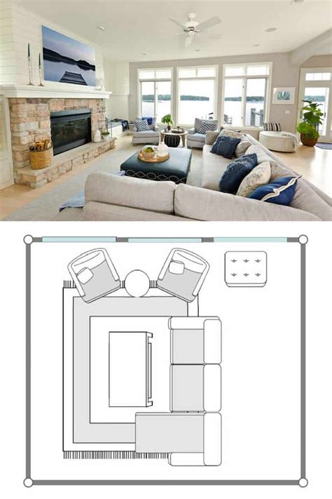 9 L-Shaped Sofa (Sectional) Living Room Layout Ideas - Home Decor Bliss | Sectional living room ...