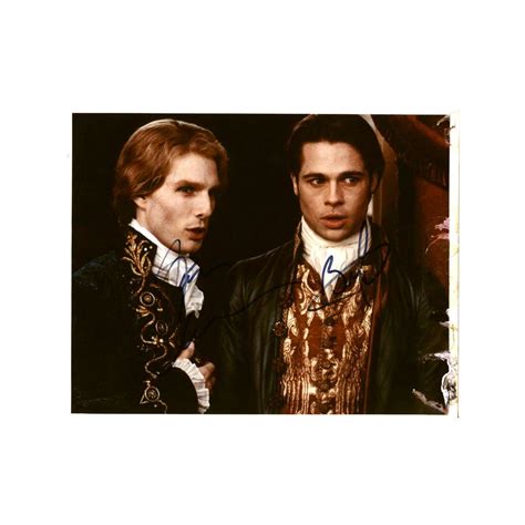 BRAD PITT - TOM CRUISE Signed Photo 8x10, Interview with a Vampire, RARE