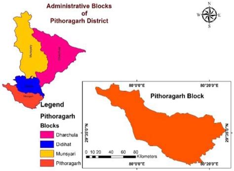 Map of Pithoragarh Blocks | Download Scientific Diagram