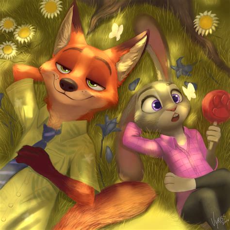 Nick and Judy [Zootopia Fan Art] by V-y-r-i-s-s on DeviantArt