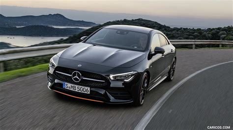 2020 Mercedes-Benz CLA 250 Coupe Edition Orange Art AMG Line (Color: Cosmos Black) - Front | Caricos