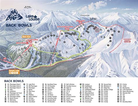 Banff/Lake Louise Trail Maps | Ski Map | Ski.com