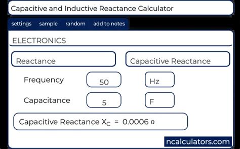 10+ Capacitor Reactance Calculator - MartineJonah