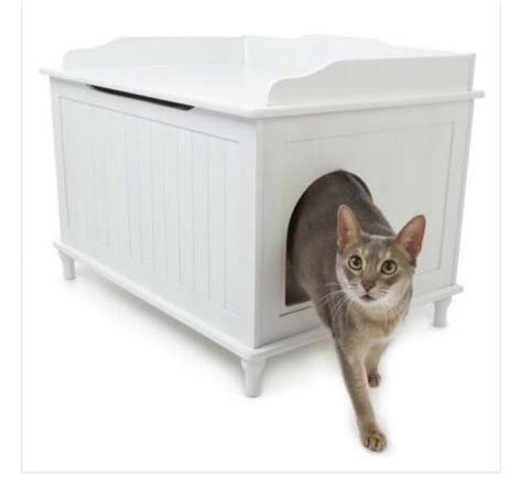 Litter Box Enclosure, White