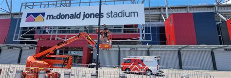 McDonald Jones Stadium - LED Carpark Lighting | Platinum Electricians