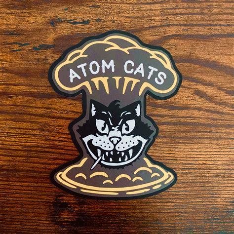 Fallout 4 Atom Cats Garage Colored Logo Vinyl Vehicle/Laptop | Etsy