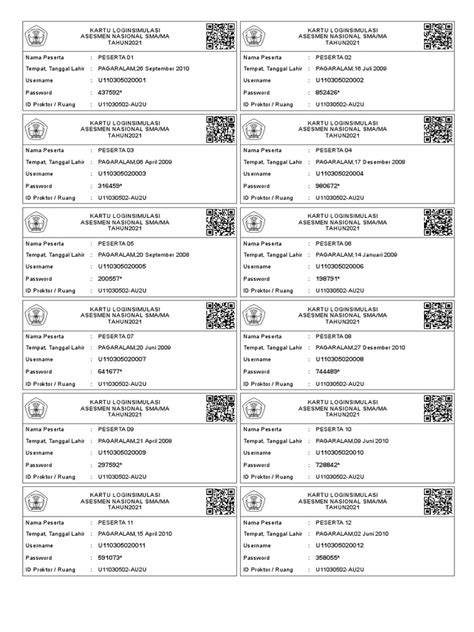 Asesmen Nasional - Tahun 2021 | PDF