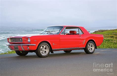 1965 Ford Mustang 'Red Coupe' II Photograph by Dave Koontz - Fine Art America